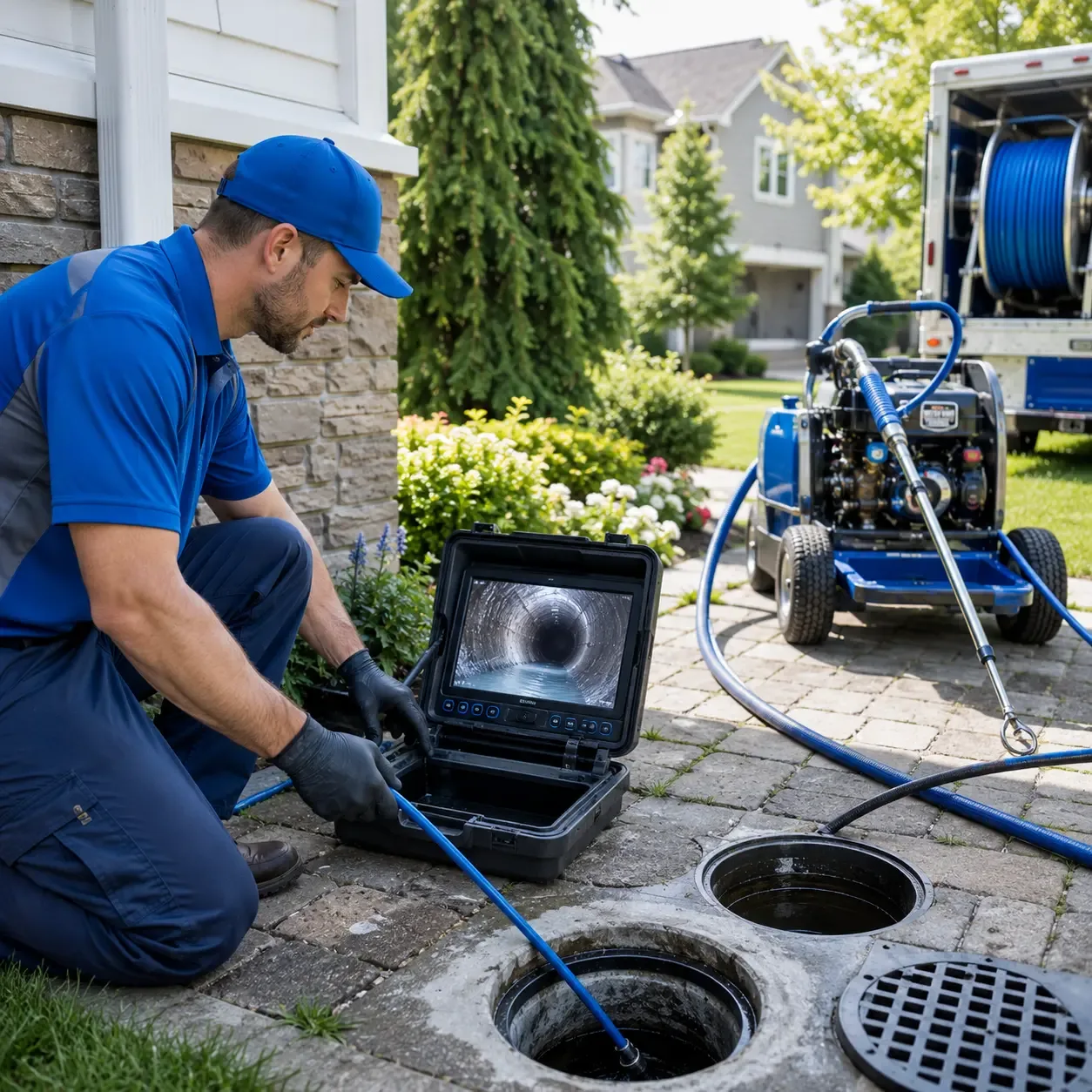 Outdoor drain cleaning professionals serving Pierpont, OH